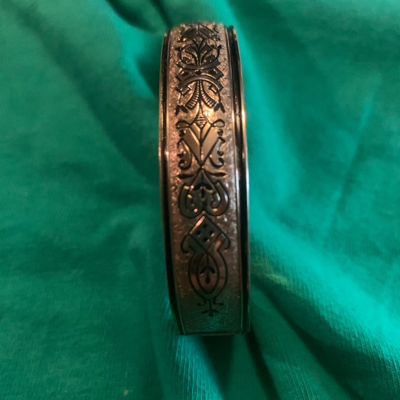 Vintage Binder Brothers 12k gold filled hinged bangle bracelet with safety clasp - Picture 2 of 9